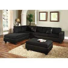 10 Best Collection Of Black Leather Sectionals With Ottoman Sofa Ideas Black Sectional Living Room Black Leather Sofa Living Room Sectional Sofa With Chaise