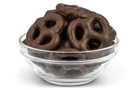 Baby blue and pink rods. Dark Chocolate Covered Pretzels By The Pound Nuts Com