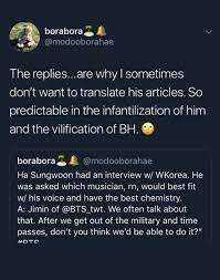 Release date, music video and all about coldtan collab. Thread By Protect Km Interesting How Modooborahae Chooses To Include All The Pictures From Inthelab27 S Instagram