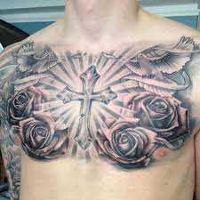 Tribal Tattoo Ideas For Shoulder And Chest Tattoos For Women Tattoos Rose Chest Tattoo Pieces Tattoo