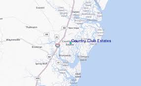 country club estates tide station location guide