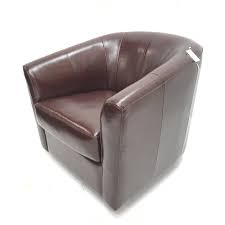 Check spelling or type a new query. Swivel Tub Chair Upholstered In Chocolate Brown Leather W80cm The Furnishings Sale Furniture Interiors