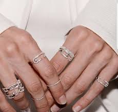 Each ring is set in 18k yellow gold, rose gold, or white gold. Messika By Gigi Hadid Stacked Jewelry Cathy Waterman Jewelry Jewelry Essentials