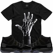 Red Black And White Jordan 11 Shirt Retro Kings T Shirt Air Jordan 11 Cap Gown Sneaker Tees Shirt 6 Rings Rk Sneakers Men Fashion Sneaker Tee Tennis Shoes Outfit