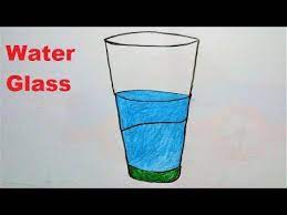 At the top, use soft pencils marking b, and below the hard markings h.. How To Draw A Glass Of Water Easy Tutorial Drawing Water Glass Step By Step Youtube