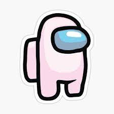 Among Us Kawaii Design Pastel Color Pink Cute Gamer Sticker Cute Disney Wallpaper Cute Stickers Cute Patterns Wallpaper
