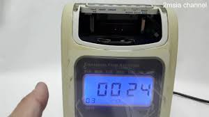 See more of mesin punch card time clock recorder 0192095404 on facebook. Punch Card Machine Geomaster 360d Cara Tukar Masa Mesin Youtube