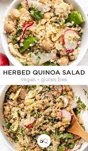 Herbed Spring Quinoa Salad Vegan Gluten Free Simply Quinoa Recipe Cold Meals Best Tuna Salad Recipe Good Healthy Recipes