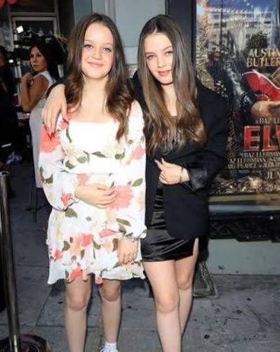 📸 June 21, 2022: Elvis Presley's youngest granddaughters, Finley and  Harper Lockwood, at the historic handprint ceremony at the TCL Chinese  Theatre in Hollywood, California. This charming photo captures Finley and  Harper