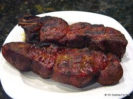 Slow Grilled Bone In Country Style Pork Ribs Recipe Pork Ribs Country Style Pork Ribs Smoked Food Recipes