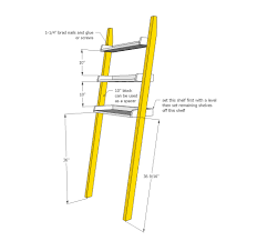 You'll love our step by step plans with diagrams. Over The Toilet Storage Leaning Bathroom Ladder Ana White