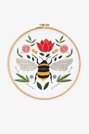 *bee embroidery pattern in printable format *tips and instructions on completing the pattern *recommendations for fabric, thread, and colour choices *tips on how to transfer the pattern. Bee Pattern Free Embroidery Patterns Dmc