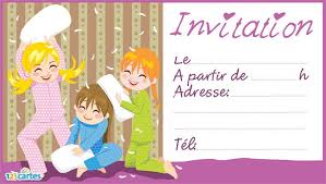 Invitation Soiree Pyjama Entre Filles A Imprimer Jpg Image Jpeg 650 368 Pixels Invitation Soiree Pyjama Soiree Pyjama Carte Anniversaire A Imprimer