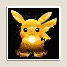 Yellow And Black Art Magnet By Sagar Shelke In 2021 Pikachu Wallpaper Iphone Cool Pokemon Wallpapers Pikachu Drawing