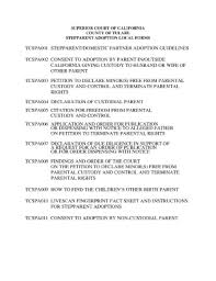 This section helps you understand some legal words that are used in family court to describe the sharing of parenting responsibilities. Declaration Of Parental Rights Fill Online Printable Fillable Blank Pdffiller