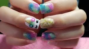 Uñas de gelish para niñas de unicornio. Unas Unicornio Para Nina De 10 Anos Youtube