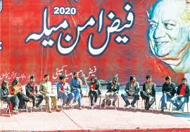 We use it to talk about past, present and future unreal not: Annual Peace Fest Faiz Admirers Student Activists Speak Out For Common Causes Pakistan Dawn Com
