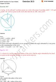 Important questions for class 9 maths. Ncert Solutions For Class 9 Maths Chapter 10 Circles Exercise 10 5