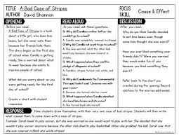 Pin By Michel Hannon On 1st Grade Reading Interactive Read Aloud Interactive Read Aloud Lessons Bad Case Of Stripes