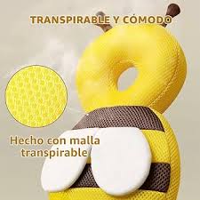 Amazon.com: Mochila protectora de cabeza de bebé: Bee Soft Landing & Safety Protección contra caídas para bebés gateando y caminando y cojín de espalda caída para bebé : Bebés