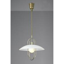 Choose from a range of finishes including antique brass and matt black. Deco D0267 Riva Single Light Rise And Fall Ceiling Pendant In Antique Brass Finish With Opal Glass Shade Castlegate Lights