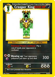 And even if your design skills are not good, rest assured, our application. My Minecraft Pokemon Card I Made Minecraft Amino