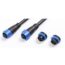 3 Pin Waterproof Connector Plug With Socket For Telecom Medical Led Display Industry Equipment Led Outdoor Lighting Led Waterproof
