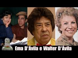 Túmulo dos atores e irmãos Ema D'Ávila e Walter D'Ávila