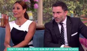 They divorced in june 2009. Melanie Sykes And Ex Husband Reunite For Autistic Son On This Morning Tv Radio Showbiz Tv Express Co Uk