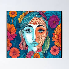 Half Fish Posters for Sale