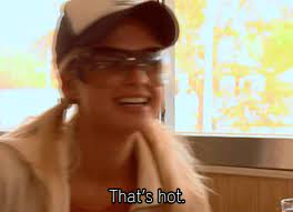 Paris Hilton Gif Find Share On Giphy Thats Hot Hot Reaction Paris Hilton Thats Hot