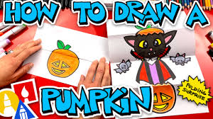 How To Draw A Pumpkin Vampire Kitten Folding Surprise Art For Kids Hub Posted on january 29, 2020.