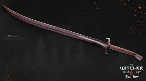 Artstation The Witcher 3 Wild Hunt Warrior S Sword Fan Art Quadfix Studio Sword Sword Design Fantasy Sword