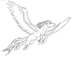Pegasus Flying By Ninetales4ever On Deviantart Horse Coloring Pages Pegasus Drawing Animal Coloring Pages