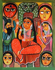 Chouko Pat on Popular Folklore of Manasa Mangal - Swarna Chitrakar — Google  Arts & Culture