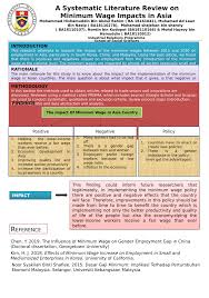 Hal ini telah diletakkan di dalam garis panduan pelaksanaan perintah gaji minimum 2012 di mana gaji minimum akan dikira berdasarkan pengiraan jumlah jam bekerja daripada maksimum 48 jam seminggu. Pdf A Systematic Literature Review On Minimum Wage Impacts In Asia