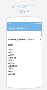 Check spelling or type a new query. Nombres De Bebe Ideas Para Ninos Y Ninas For Android Apk Download