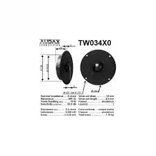 Audax hochtöner, audax tweeter, audax vintage, keine haut parleurs speakers hp siare philips audax vintage boomer tweeter medium hifi 39 € 12 апр. Audax Tw034x0 Tweeter Fidelity Components Shop