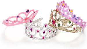 Amazon.com: Melissa & Doug Dress-Up Tiaras for Costume Role Play (4  pcs),Pink, Purple, Silver, Gold : Melissa & Doug: Toys & Games
