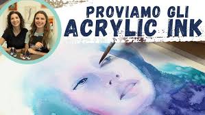 Dipingiamo con le gouache acriliche. Farfalle e limoni con ‪@scaloppinee‬ e  ‪@Giuliawatercolour‬