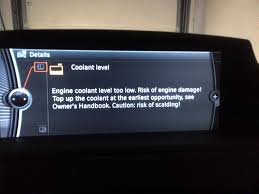 You need to top up the coolant. Engine Coolant Level Too Low Warning Bmw 1 Series Coupe Forum 1 Series Convertible Forum 1m Tii 135i 128i Coupe Cabrio Hatchback Bmw E82 E88 128i 130i 135i