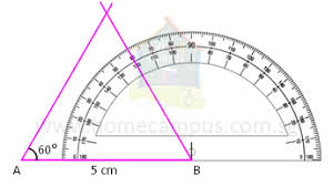 How To Draw An Equilateral Triangle Using A Protractor Home Campus The vertices are located at the three corners of the triangle. how to draw an equilateral triangle