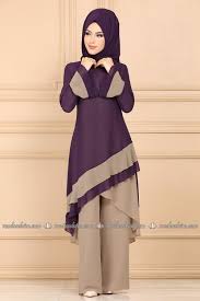 Modaselvim Kombin Verev Kesim Salli Takim 3042ab368 Mor Vizon Muslim Fashion Dress Muslimah Fashion Outfits Muslim Fashion Outfits
