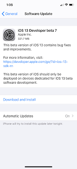 Apple Releases Ios 13 Beta 7 Download Iclarified