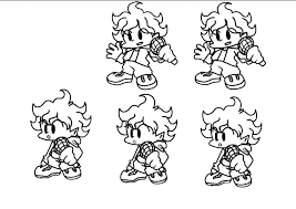 During hat kid's adventure, she can unlock customizations by exchanging rift tokens in the orb machine hidden behind the barrels in the main room of hat kid's spaceship, or by completing each time rift for the first time. Friday Night Funkin Coloring Pages Free Printable Coloring Pages For Kids