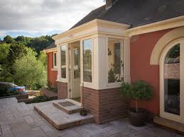 Need synonyms for front entrance? Major House Refurb With Orangery Matching Entrance Porch And Kitchen Extension Traditional Conservatory West Midlands By Atrium Hardwood Houzz Uk