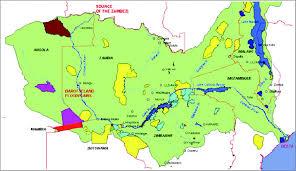 The river flows eastward for about 2,200 miles (3,540 kilometres) from its source on the central african plateau to empty into the indian. 4 Map Showing The Zambezi River And Its Catchment Area Source Download Scientific Diagram