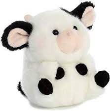 Aurora World 16834 Rolly Pet Daisy Cow Plush 5 Black White Plush Stuffed Animals Cute Stuffed Animals Teddy Bear Stuffed Animal