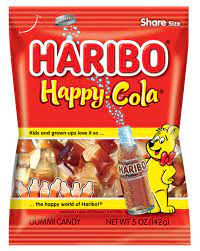 Amazon Com Haribo Gummi Candy Happy Cola 5 Oz Bag Pack Of 12 Grocery Gourmet Food