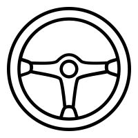 Steering Wheel Icon - Free Png & Svg 489531 - Noun Project